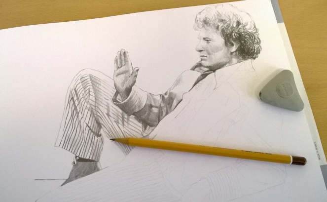Colin Baker almost finished.