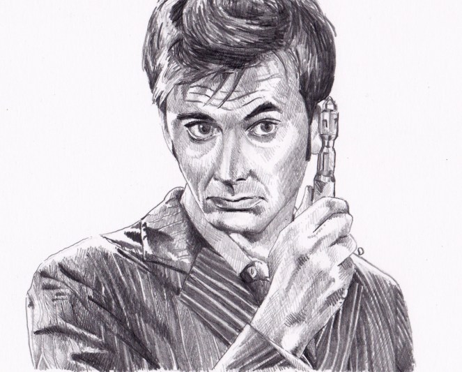 David Tennant as Doctor Who.