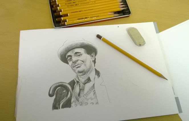Sylvester McCoy almost finished