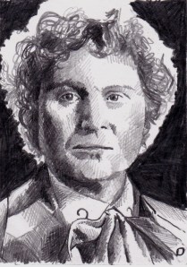 Colin Baker as the sixth Doctor Who