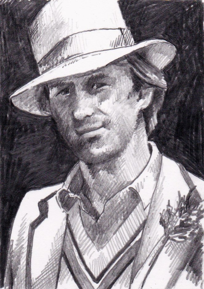 Peter Davison as the Fifth Doctor Who