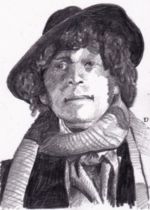 Tom Baker as the fourth Doctor Who